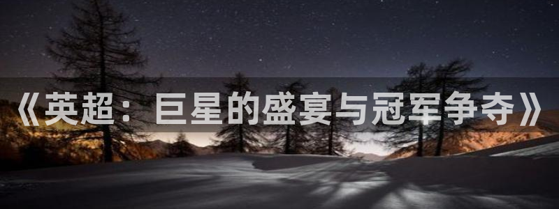 《英超：巨星的盛宴与冠军争夺》