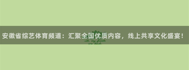 安徽省综艺体育频道：汇聚全国优质内容，线上共享文化盛宴！