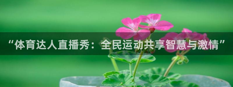 “体育达人直播秀：全民运动共享智慧与激情”