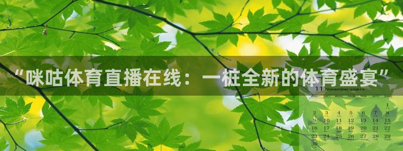 “咪咕体育直播在线：一桩全新的体育盛宴”