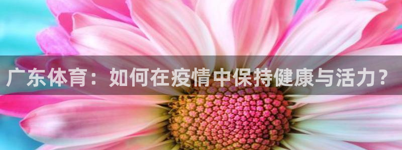 广东体育：如何在疫情中保持健康与活力？