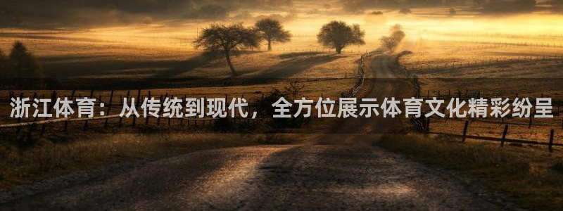 浙江体育：从传统到现代，全方位展示体育文化精彩纷呈